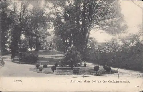 AK Bonn, Auf dem alten Zoll an der Coblenzstrasse, ungelaufen