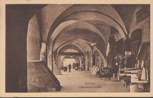 AK Görlitz Sous-marché de Lauben, couru 1912