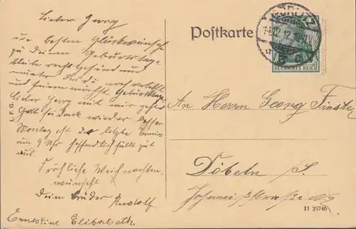 AK Görlitz Untermarkt Lauben, gelaufen 1912