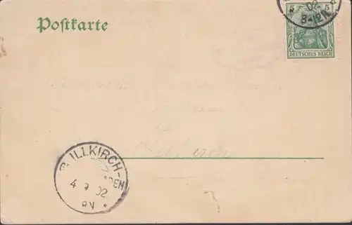 CPA St. Odilienberg, Mont Sainte-Odile, gelaufen 1902