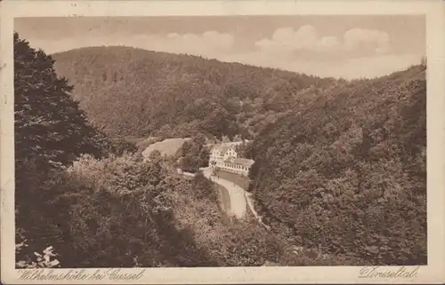 AK Kassel Wilhelmshöhe Druseltal, gelaufen 1922