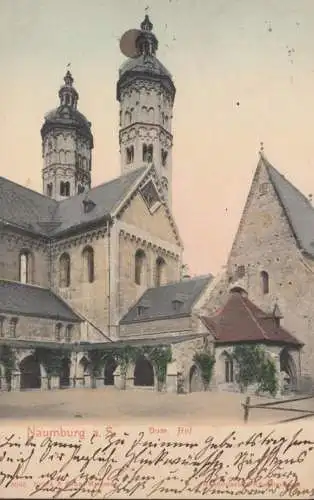 AK Naumburg a. S. Dom et la cour, couru en 1904