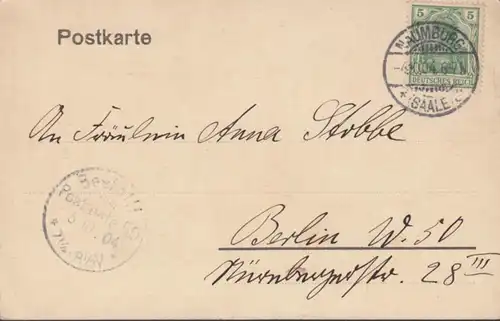 AK Naumburg a. S. Dom et la cour, couru en 1904