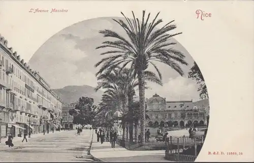 CPA Nice L'Avenue Masséna, non circulé