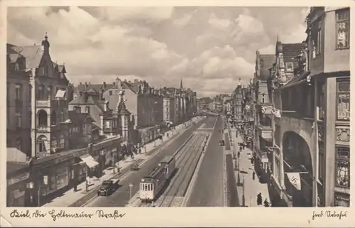 AK Kiel Holtenauer Straße Feldpost, gelaufen 1942
