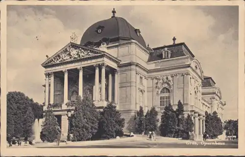 AK Graz Opernhaus, gelaufen 1938