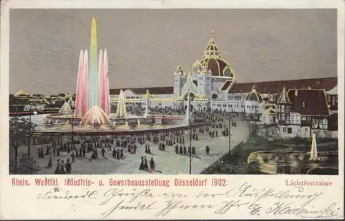 AK Düsseldorf Exposition professionnelle 1902, en 1902