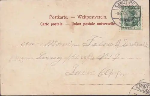 AK Orschwiller Hohkönigsburg In Ausführung befindlicher Wiederherstellungsentwurf, gelaufen 1909