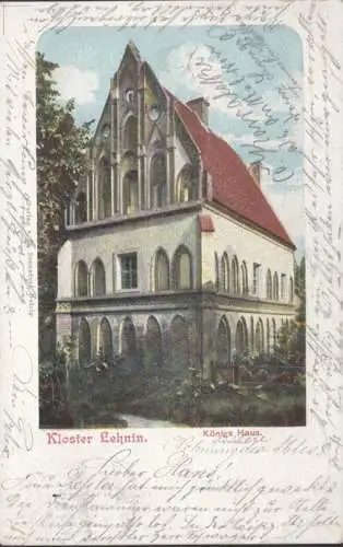 AK Lehnin Monastère de la Maison Royale, couru en 1902