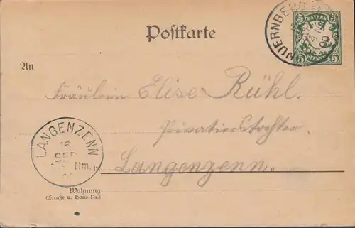 AK Gruss aus Nürnberg Frauentor, gelaufen 1900