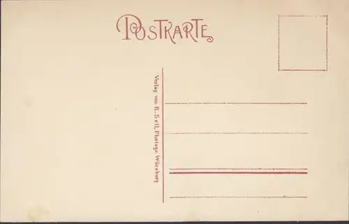 AK Gruss aus Würzburg Weinrestaurant Zur Kette, ungelaufen