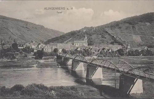 AK Klingenberg a. Main Totalansicht, gelaufen