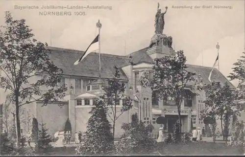 AK Nuremberg Jubilé des terres Exposition exposition de la ville de Nurenberg, inachevé