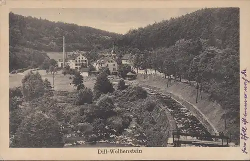 AK Dill Weißenstein Stadtansicht, gelaufen 1921