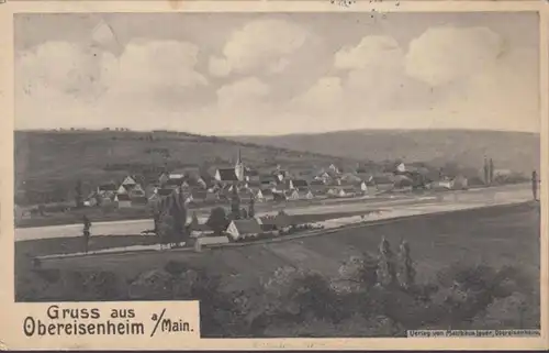 AK Gruss de la ville d'Obereisenheim, 19 ?