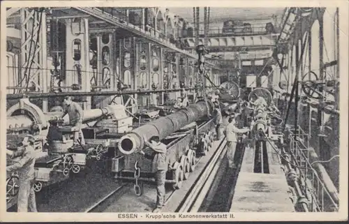 AK Essen Krupp's Kanonewerk, couru 1911