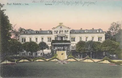AK Bad Köstritz Kurhaus, gelaufen 1909