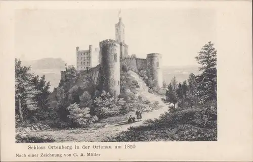 AK Schloss Ortenberg, incurvée