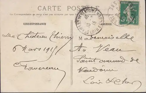 CPA Les carrières de Soissons, circulé 1915