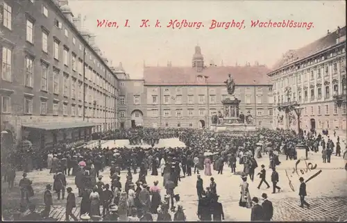 AK Wien Hofburg Burghof Alternative, couru 190?