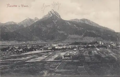 AK Reutte Talansicht, ungelaufen