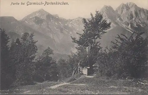 AK partie à Garmisch Partenkirchen, inachevé