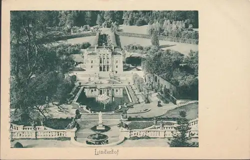 AK Ettal Schloss Linderhof, inachevé