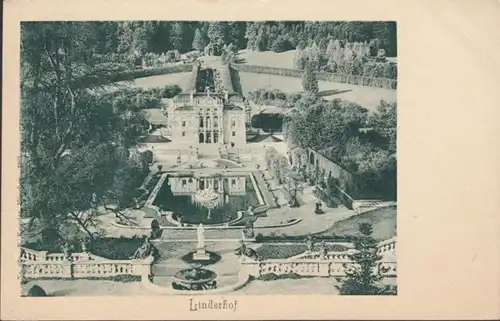 AK Ettal Schloss Linderhof, ungelaufen