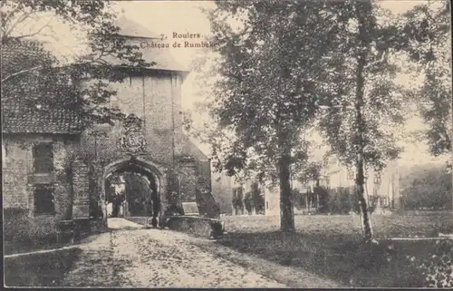 AK Roulers Château de Rumbeke Feldpost, couru
