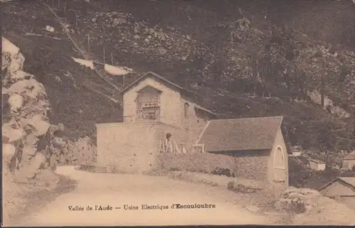 CPA Vallee de l'Aude Usine Electrique d'Escouloubre, non couru