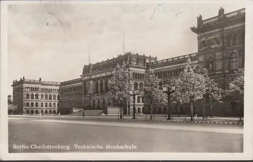 AK Berlin Charlottenburg Hochschluss technique, couru en 1948
