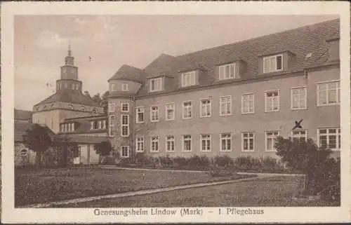 AK Lindow Genesungsheim 1.Pflegehaus, gelaufen 1926