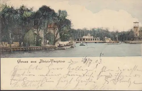 AK Gruse de l'abbaye de Treptov, couru en 1903