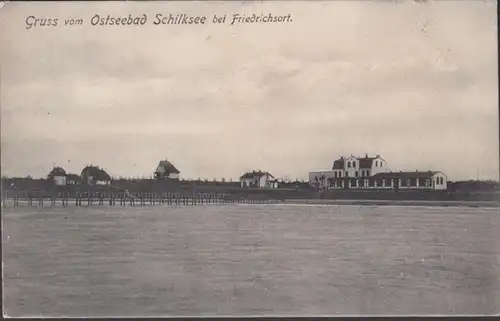 AK Gruss Vom Ostseebad Schilksee bei Friedrichsort, gelaufen 1906