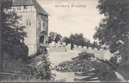 AK Wartburg Eingang, gelaufen 1907
