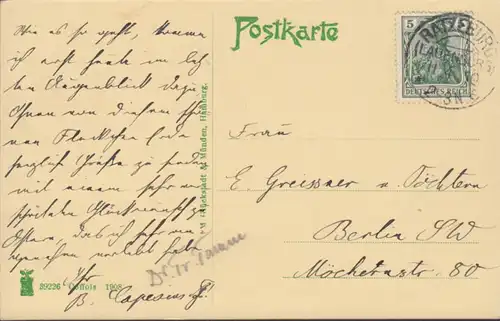 AK Ratzeburg Dom und Denkmal Heinrich des Löwen, gelaufen 1910