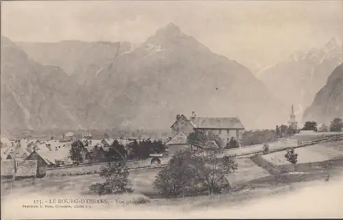 AK Bourg-d'Oisans Vue générale, ungelaufen