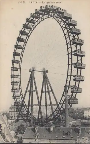 CPA Paris La grande roue, non circulé