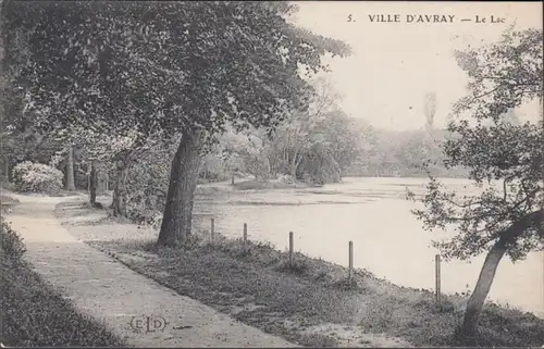 CPA Ville d'Avray Le Lac, non circulaire