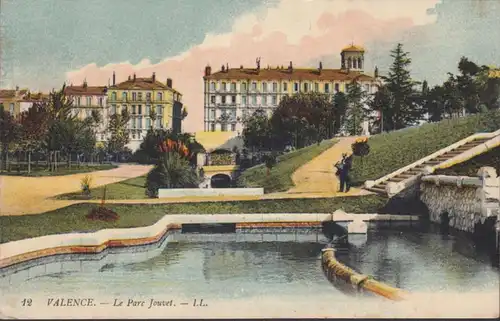 CPA Valence Le Parc Jouvet, circulé 1914