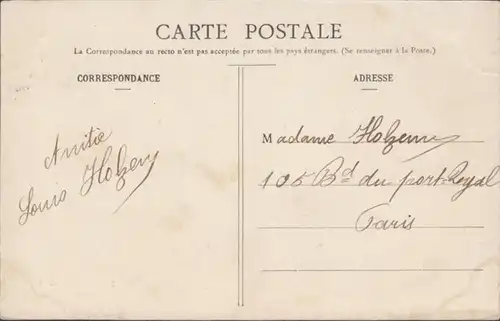 CPA Champigny L'Abreuvoir, circulé 1907