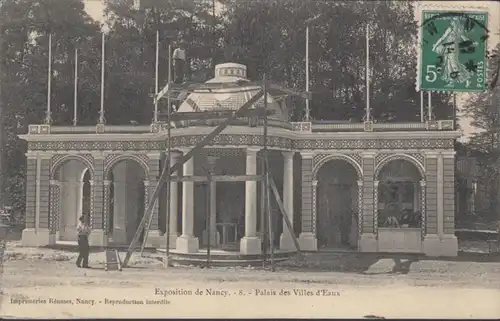 CPA Nancy Exposition Palais des Villes d'eaux, circulé 1909