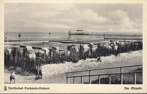 AK Nordseebad Cuxhaven Am Strande, ungelaufen