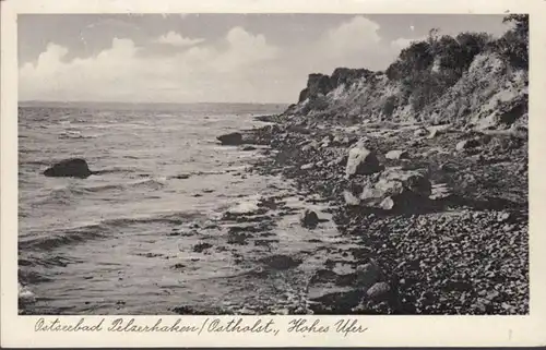AK Ostseebad Pelzerhaken Hohes Ufer, gelaufen 1950