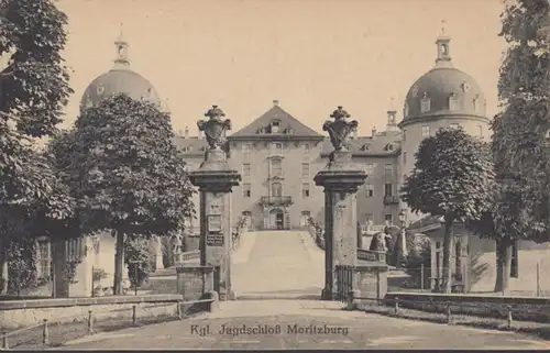 AK Moritzburg Kgl. Château de chasse, non couru