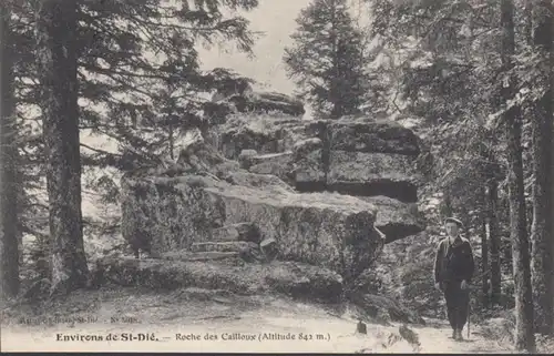 CPA Saint-Dié Roche des Cailloux, circulé 1913