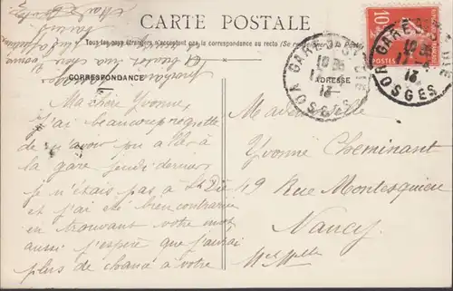 CPA Saint-Dié Roche des Cailloux, circulé 1913