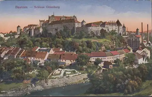 AK Bautzen Schloss Ortenburg, gelaufen 1921