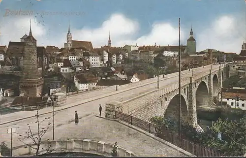 AK Bautzen pont du prince héritier, couru en 1911