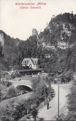 AK Waltersdorf Waltelsdorfer Mühle , couru 1929